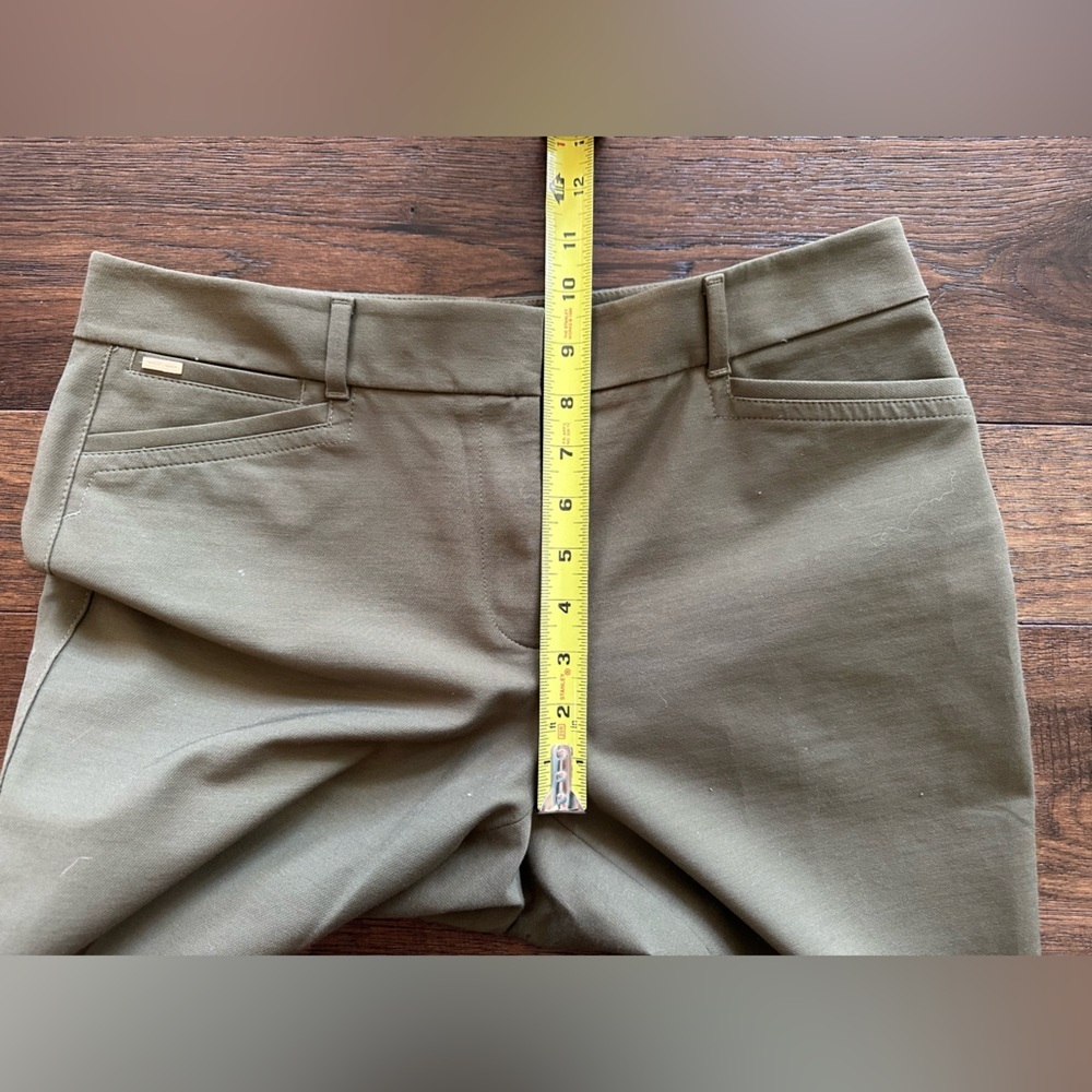 WHBM Slim Ankle Olive Green Pant- size 8 - Picture 7 of 8
